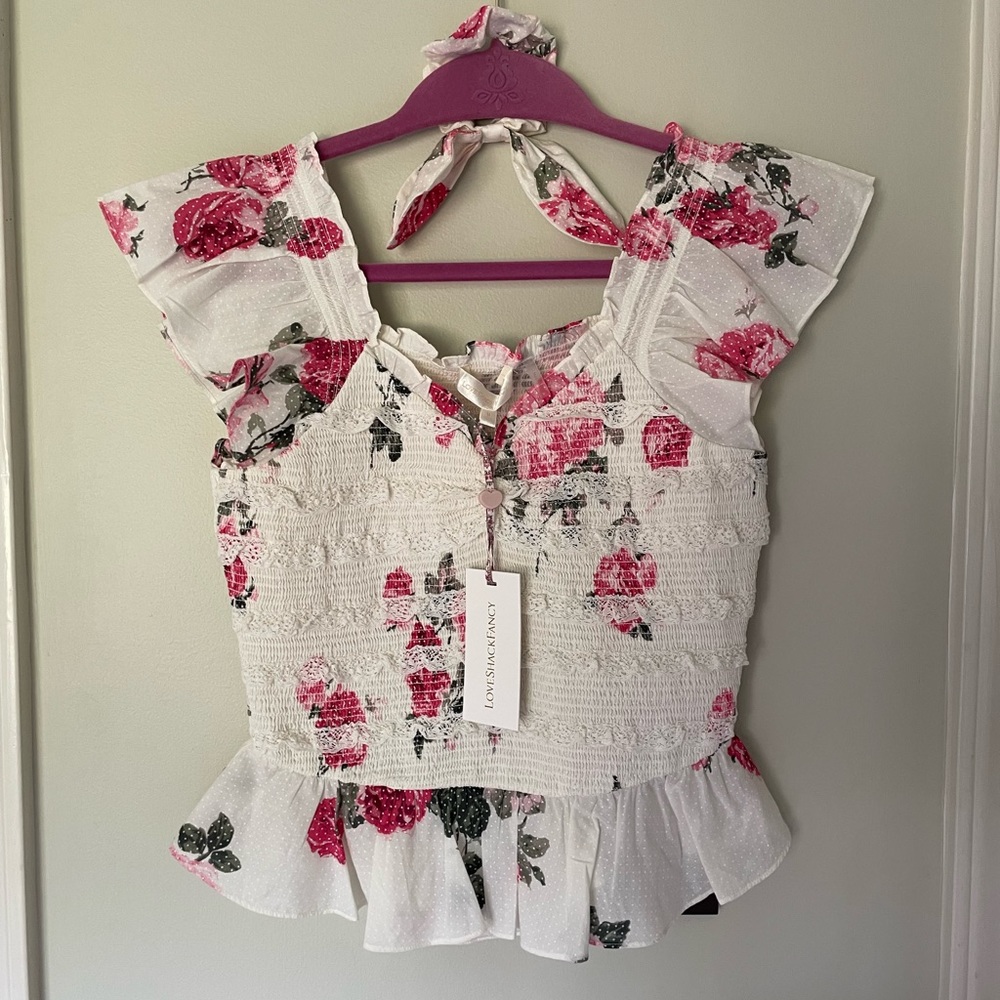 New Love Shack Fancy Top